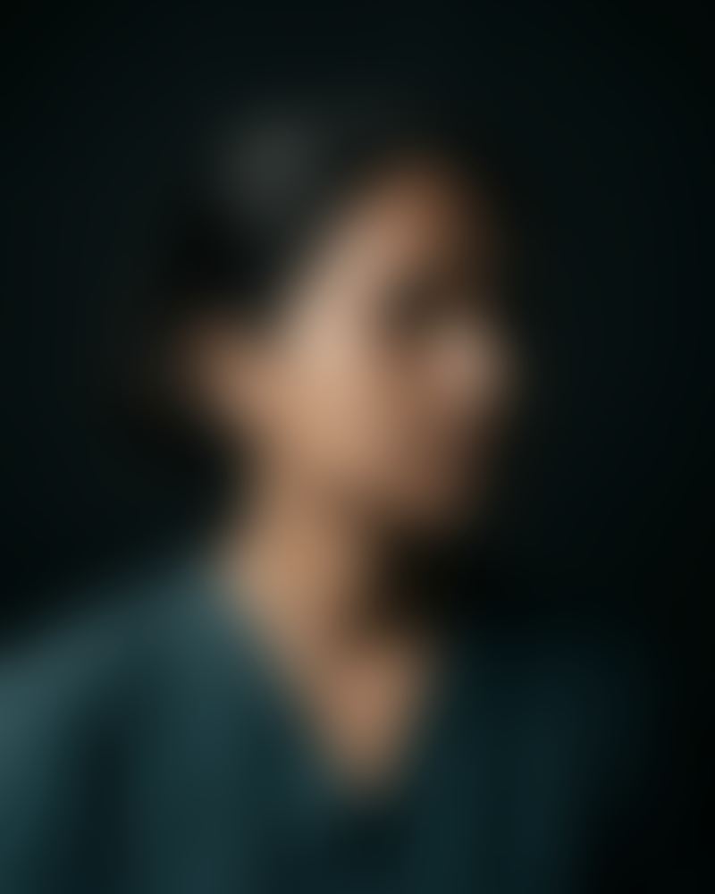 Blurred portrait of a fictional persona: The Doctor.