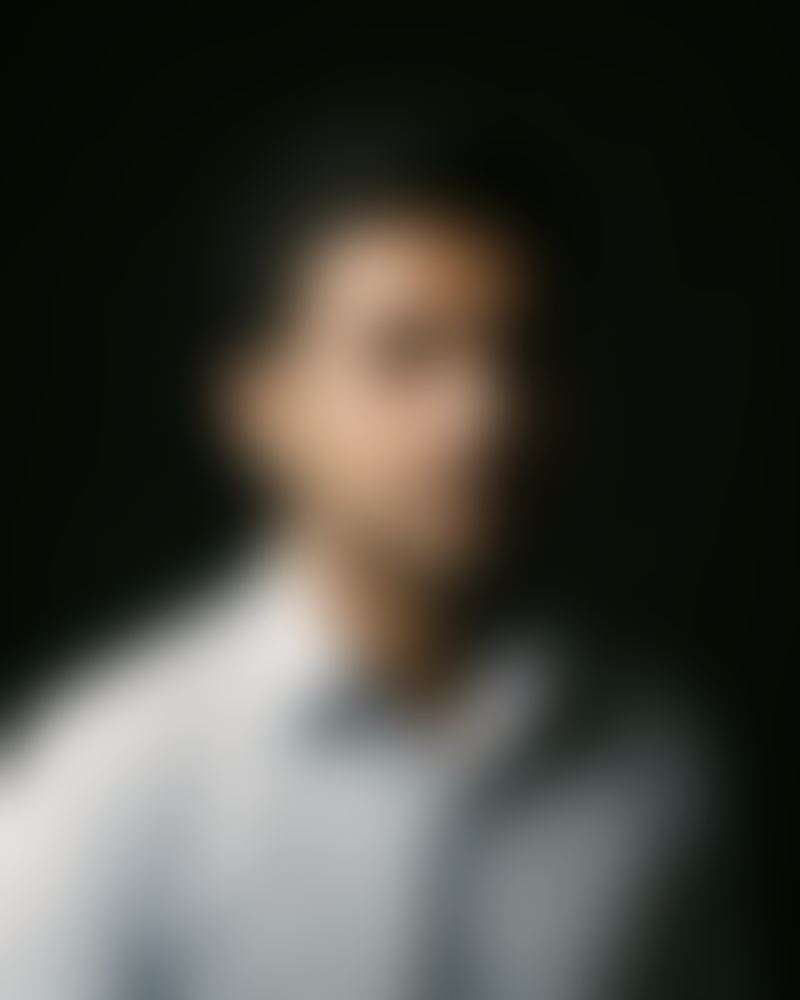 Blurred portrait of a fictional persona: The Employee.